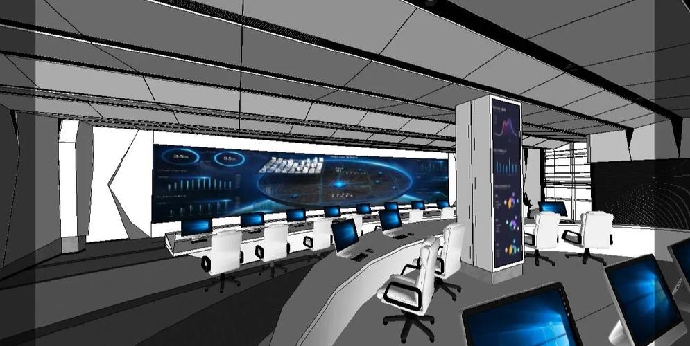 多媒體融合指揮中心設(shè)計SU模型分享